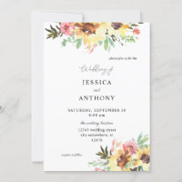 Casamento Floral de Sunflower Summer