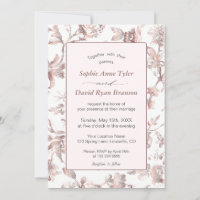 Casamento Floral de Toile Francês, Dourado e Elega
