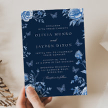 Casamento Floral de Vintage à Meia-Noite Encantada