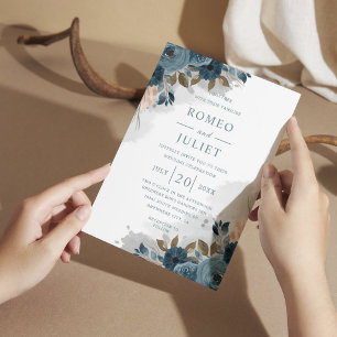 Convites Casamento Floral do Jardim de Verão