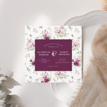 casamento floral do jardim magenta