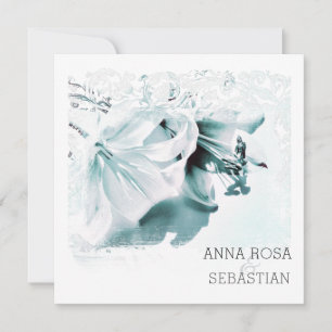 Convites ~* Casamento Floral do Ornamentado RSVP PHOTO FOTO