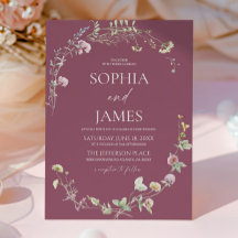 Casamento Floral Elegante de Flor Silvestre