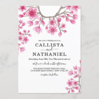 Casamento Floral Elegante do Blossom de Cereja Jap