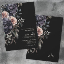 Casamento Floral Elegante e Sombrio