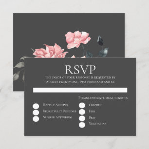 Convites Casamento Floral Elegante em Aquarela