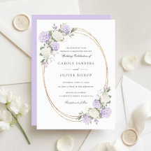 Casamento Floral Elegante Hortênsia Roxa Verde