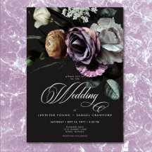 Casamento Floral Elegante Moody Twilight Muted
