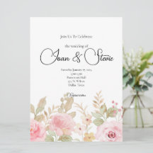 Casamento Floral Elegante Personalizado 