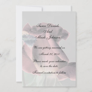 Convites Casamento Floral Elegante Rosebud Salva A Data