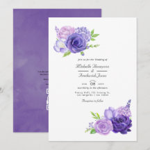 Casamento Floral em Aquarela com Código QR Ultravi
