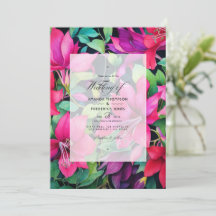 Casamento Floral em Fuchsia, Verde Esmeralda e Pre