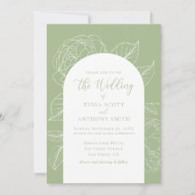 Casamento Floral em Verde Sálvia Elegante