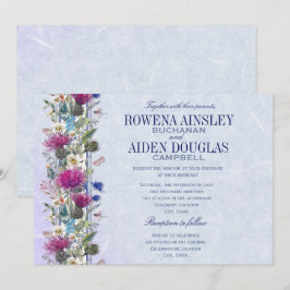 Convites Casamento Floral Escocês
