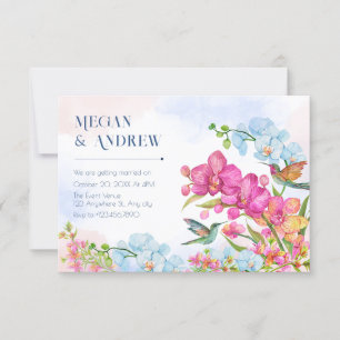Convites Casamento floral estético