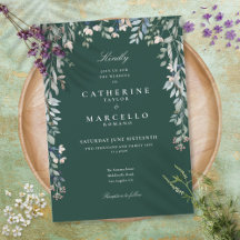 Casamento Floral Greenery de Flores Verde