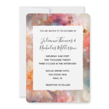 Casamento Floral Laranja de Pêssego rosa