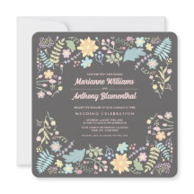 Casamento Floral Moderno de Aqua Rosa-Esmagada cin