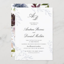 Casamento Floral Moody Jewel Tone