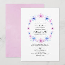 Casamento Floral Pastel Rosa e Azul