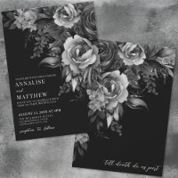 Casamento Floral Preto Gótico