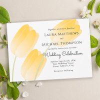Casamento Floral Primavera das Tulipas Amarelas