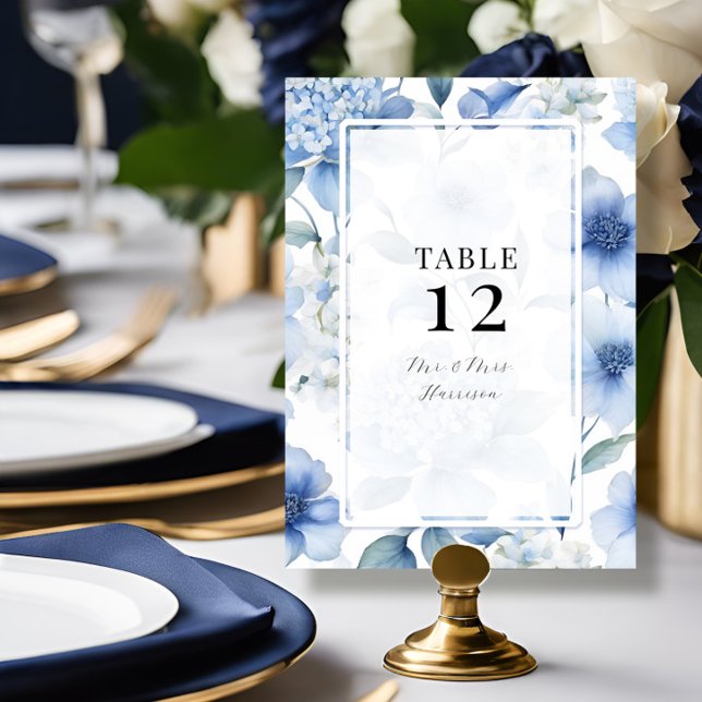 Convites Casamento Floral Primavera de Verão com Hydrangea  (Criador carregado)