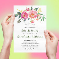 Casamento Floral primavera Summer Watercolor