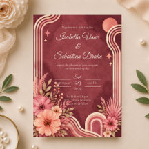 Casamento Floral Retro Mal-humorado