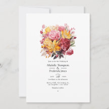 Casamento Floral Rosa e Amarelo