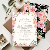 Casamento Floral Rosa e Pêssego Negra