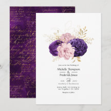 Casamento Floral Rosa e Violeta