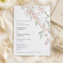 Casamento Floral Rosa Mínimo
