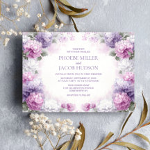 Casamento Floral Roxo e Rosa