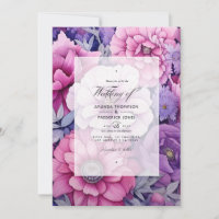 Casamento Floral Roxo Rosado de Primavera