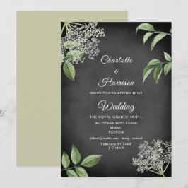 Convites Casamento Floral Rustic Elegant