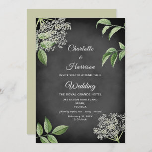Convites Casamento Floral Rustic Elegant