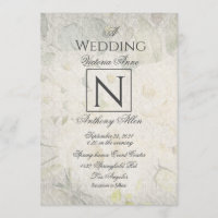 Casamento Floral Rustic Monograma Watercolor