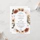 Convites Casamento Floral Rustic Neutral Boho (Frente/Verso In Situ)