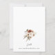 Convites Casamento Floral Rustic Neutral Boho (Verso)