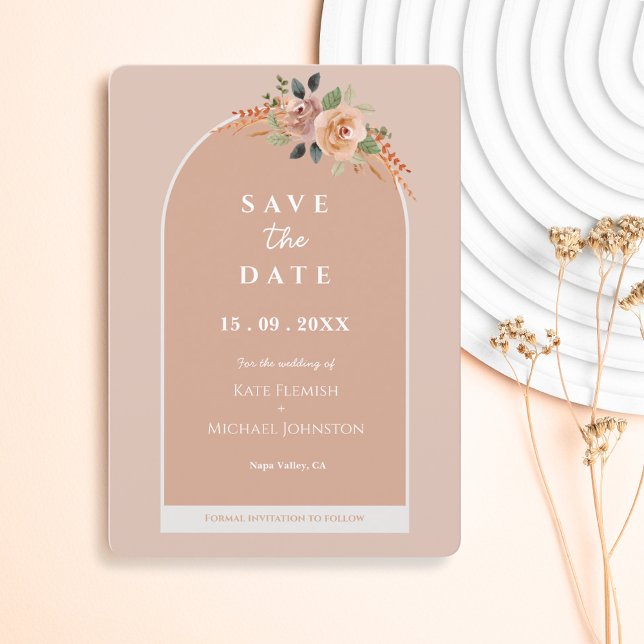 Convites Casamento Floral Simples (Criador carregado)