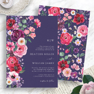 Convites Casamento Floral Temperamental