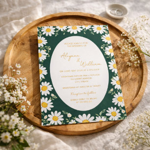 Convites Casamento Floral Verde Amarelo Elegante e Capricho