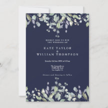 Casamento Floral Verde Olho Grego Azul Marinho Tud