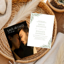 Casamento Floral Verde Salvia Vintage Francês Eleg