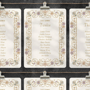 Convites Casamento Floral Vintage Elegante Rococó Revival