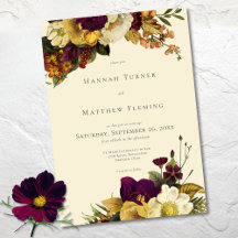 Casamento Floral Vintage Marfim Elegante