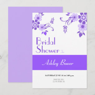 Convites Casamento floral violeta