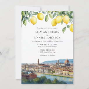 Convites Casamento Florence Lemons Italiano Tudo Em Um