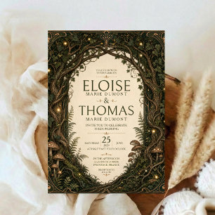 Convites Casamento Floresta Encantada Floresta de Fadas Mus